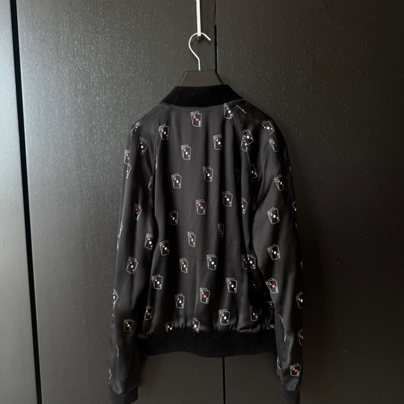 Saint Laurent Satin Bomber Jacket - Picture 5 of 5